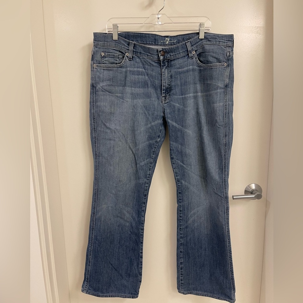 7 for All Mankind, Men’s Bootcut Jeans. Size 36 x 31